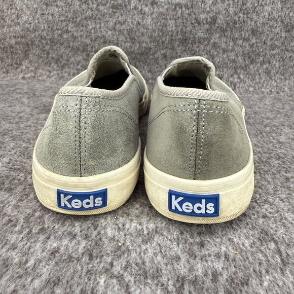✅Keds Womens 7.5 Perforated Slip-On Sneakers Gray Casual Comfort Shoes WH60960 - Picture 8 of 11